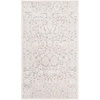 SAFAVIEH Area Rug 8×10 – Reflection Collection – Large – Cream & Ivory, Non-Shedding & Easy Cleaning, Ideal for Living Room, Bedroom, Dining Space (RFT667D)(Light Grey/Cream)