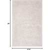 SAFAVIEH Area Rug 8×10 – Reflection Collection – Large – Cream & Ivory, Non-Shedding & Easy Cleaning, Ideal for Living Room, Bedroom, Dining Space (RFT667D)(Creme/Ivory)