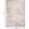 SAFAVIEH Area Rug 8×10 – Spirit Collection – Large – Taupe & Ivory, Modern Abstract Design, Non-Shedding & Easy Cleaning, Ideal for Living Room, Bedroom, Office, Dining Space (SPR126E)(Taupe/Ivory)