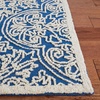 SAFAVIEH Area Rug 8×10 – Trace Collection – Large – Ivory, Handmade Wool, Ideal for Living Room, Bedroom, Office, Dining Space (TRC101C)(Blue/Ivory)
