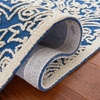 SAFAVIEH Area Rug 8×10 – Trace Collection – Large – Ivory, Handmade Wool, Ideal for Living Room, Bedroom, Office, Dining Space (TRC101C)(Blue/Ivory)