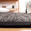 SAFAVIEH Area Rug 8×10 – Vermont Collection – Large – Ivory, Handmade Wool, Ideal for Living Room, Bedroom, Office, Dining Space (VRM807A)(Black)