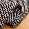SAFAVIEH Area Rug 8×10 – Vermont Collection – Large – Ivory, Handmade Wool, Ideal for Living Room, Bedroom, Office, Dining Space (VRM807A)(Black)