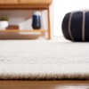 SAFAVIEH Area Rug 8×10 – Vermont Collection – Large – Ivory, Handmade Wool, Ideal for Living Room, Bedroom, Office, Dining Space (VRM807A)(Ivory/Black)