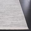 SAFAVIEH Area Rug 8×10 – Whisper Collection – Large – Ivory & Ivory, Stripe Design, Non-Shedding & Easy Cleaning, Ideal for Living Room, Bedroom, Office, Dining Space (WHS565A)(Light Grey/Ivory)