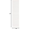 SAFAVIEH Area Rug 8×10 – Whisper Collection – Large – Ivory & Ivory, Stripe Design, Non-Shedding & Easy Cleaning, Ideal for Living Room, Bedroom, Office, Dining Space (WHS565A)(Ivory)