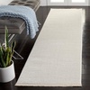 SAFAVIEH Area Rug 8×10 – Whisper Collection – Large – Ivory & Ivory, Stripe Design, Non-Shedding & Easy Cleaning, Ideal for Living Room, Bedroom, Office, Dining Space (WHS565A)(Ivory)