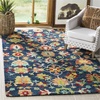 SAFAVIEH Aspen Collection 8′ x 10′ Navy/Red APN510N Handmade Boho Wool Area Rug(Navy/Red)