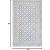 SAFAVIEH Blossom Collection 8′ x 10′ Grey/Ivory BLM114F Handmade Premium Wool Area Rug(Blue/Ivory)