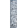 SAFAVIEH Brentwood Collection 8′ x 10′ Navy / Cream BNT810N Damask Non-Shedding Living Room Bedroom Dining Home Office Area Rug(Navy/Creme)