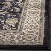 SAFAVIEH Lyndhurst Collection Area Rug – 8′ x 10′, Anthracite & Cream, Traditional Oriental Design, Non-Shedding & Easy Care, Ideal for High Traffic Areas in Living Room, Bedroom (LNH340D)(Anthracite/Cream)
