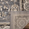 SAFAVIEH Lyndhurst Collection Area Rug – 8′ x 10′, Anthracite & Cream, Traditional Oriental Design, Non-Shedding & Easy Care, Ideal for High Traffic Areas in Living Room, Bedroom (LNH340D)(Grey/Cream)