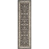 SAFAVIEH Lyndhurst Collection Area Rug – 8′ x 10′, Anthracite & Cream, Traditional Oriental Design, Non-Shedding & Easy Care, Ideal for High Traffic Areas in Living Room, Bedroom (LNH340D)(Grey/Cream)