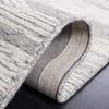 SAFAVIEH Metro Collection 8′ x 10′ NaturalIvory MET995A Handmade Premium Wool Living Room Dining Bedroom Area Rug(Grey/Ivory)