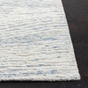 SAFAVIEH Metro Collection 8′ x 10′ NaturalIvory MET995A Handmade Premium Wool Living Room Dining Bedroom Area Rug(Light Blue / Ivory)