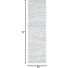SAFAVIEH Metro Collection 8′ x 10′ NaturalIvory MET995A Handmade Premium Wool Living Room Dining Bedroom Area Rug(Light Blue / Ivory)