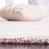 SAFAVIEH Metro Collection 8′ x 10′ NaturalIvory MET995A Handmade Premium Wool Living Room Dining Bedroom Area Rug(Pink/Ivory)
