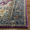 SAFAVIEH Monaco Collection Area Rug – 8′ x 10′, Violet & Light Blue, Boho Chic Medallion Distressed Design, Non-Shedding & Easy Care, Ideal for High Traffic Areas in Living Room, Bedroom (MNC251L)(Violet/Light Blue)