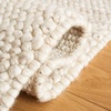 SAFAVIEH Natura Collection Area Rug – 8′ Square, Beige & Ivory, Handmade Wool Blend, Textured Design, Ideal for Living Room, Bedroom, Dining Space (NAT425B)(Beige/Ivory)
