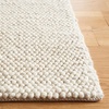 SAFAVIEH Natura Collection Area Rug – 8′ Square, Beige & Ivory, Handmade Wool Blend, Textured Design, Ideal for Living Room, Bedroom, Dining Space (NAT425B)(Beige/Ivory)