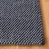 SAFAVIEH Natura Collection Area Rug – 8′ Square, Beige & Ivory, Handmade Wool Blend, Textured Design, Ideal for Living Room, Bedroom, Dining Space (NAT425B)(Dark Grey)