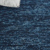 SAFAVIEH Natura Collection Area Rug – 8′ Square, Beige & Ivory, Handmade Wool Blend, Textured Design, Ideal for Living Room, Bedroom, Dining Space (NAT425B)(Navy/Blue)