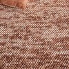 SAFAVIEH Natura Collection Area Rug – 8′ Square, Beige & Ivory, Handmade Wool Blend, Textured Design, Ideal for Living Room, Bedroom, Dining Space (NAT425B)(Rust/Brown)