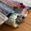 SAFAVIEH Rag Rug Collection Area Rug – 8′ x 10′, Ivory & Multi, Handmade Boho Stripe Cotton, Ideal for High Traffic Areas in Living Room, Bedroom (RAR121G)(Grey/Multi)