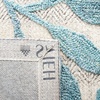 SAFAVIEH South Hampton Collection 8′ x 10′ Beige SHA302B Handmade Botanical Wool Area Rug(Blue)