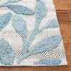 SAFAVIEH South Hampton Collection 8′ x 10′ Beige SHA302B Handmade Botanical Wool Area Rug(Blue)
