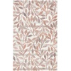 SAFAVIEH South Hampton Collection 8′ x 10′ Beige SHA302B Handmade Botanical Wool Area Rug(Rust/Ivory)
