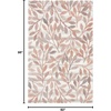 SAFAVIEH South Hampton Collection 8′ x 10′ Beige SHA302B Handmade Botanical Wool Area Rug(Rust/Ivory)