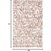 SAFAVIEH South Hampton Collection 8′ x 10′ Beige SHA302B Handmade Botanical Wool Area Rug(Rust/Ivory)