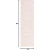 SAFAVIEH Trace Collection 8′ Round Brown/Ivory TRC103T Handmade Premium Wool Entryway Foyer Living Room Bedroom Kitchen Area Rug(Ivory/Pink)