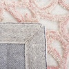 SAFAVIEH Trace Collection 8′ Round Brown/Ivory TRC103T Handmade Premium Wool Entryway Foyer Living Room Bedroom Kitchen Area Rug(Ivory/Pink)