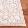 SAFAVIEH Trace Collection 8′ Round Brown/Ivory TRC103T Handmade Premium Wool Entryway Foyer Living Room Bedroom Kitchen Area Rug(Ivory/Pink)