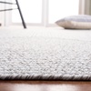 SAFAVIEH Washable Rug Outdoor Braided Collection – 5′ x 8′ Oval, Green, Handmade & Reversible, Non-Shedding & Easy to Clean, Ideal for Patio, Backyard, Mudroom (BRD315A)(Silver/Grey)