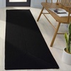 SAFAVIEH Washable Rug Outdoor Braided Collection – 5′ x 8′ Oval, Green, Handmade & Reversible, Non-Shedding & Easy to Clean, Ideal for Patio, Backyard, Mudroom (BRD315A)(Black)