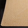 SAFAVIEH Washable Rug Outdoor Braided Collection – 5′ x 8′ Oval, Green, Handmade & Reversible, Non-Shedding & Easy to Clean, Ideal for Patio, Backyard, Mudroom (BRD315A)(Beige/Tan)