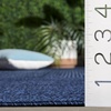 SAFAVIEH Washable Rug Outdoor Braided Collection – 5′ x 8′ Oval, Green, Handmade & Reversible, Non-Shedding & Easy to Clean, Ideal for Patio, Backyard, Mudroom (BRD315A)(Navy)