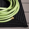SAFAVIEH Washable Rug Outdoor Braided Collection – 5′ x 8′ Oval, Green, Handmade & Reversible, Non-Shedding & Easy to Clean, Ideal for Patio, Backyard, Mudroom (BRD315A)(Black)