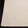 SAFAVIEH Washable Rug Outdoor Braided Collection – 5′ x 8′ Oval, Green, Handmade & Reversible, Non-Shedding & Easy to Clean, Ideal for Patio, Backyard, Mudroom (BRD315A)(Ivory/Beige)