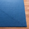 SAFAVIEH Washable Rug Outdoor Braided Collection – 5′ x 8′ Oval, Green, Handmade & Reversible, Non-Shedding & Easy to Clean, Ideal for Patio, Backyard, Mudroom (BRD315A)(Blue)