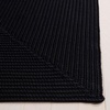 SAFAVIEH Washable Rug Outdoor Braided Collection – 5′ x 8′ Oval, Green, Handmade & Reversible, Non-Shedding & Easy to Clean, Ideal for Patio, Backyard, Mudroom (BRD315A)(Black)