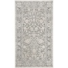 SAFAVIEH Area Rug 8×10 – Reflection Collection – Large – Cream & Ivory, Non-Shedding & Easy Cleaning, Ideal for Living Room, Bedroom, Dining Space (RFT667D)(Dark Grey/Cream)