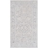 SAFAVIEH Area Rug 8×10 – Reflection Collection – Large – Cream & Ivory, Non-Shedding & Easy Cleaning, Ideal for Living Room, Bedroom, Dining Space (RFT667D)(Light Grey/Cream)