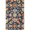 SAFAVIEH Aspen Collection 8′ x 10′ Navy/Red APN510N Handmade Boho Wool Area Rug(Navy/Red)