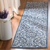 SAFAVIEH Brentwood Collection 8′ x 10′ Navy / Cream BNT810N Damask Non-Shedding Living Room Bedroom Dining Home Office Area Rug(Navy/Creme)