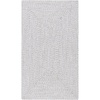 SAFAVIEH Washable Rug Outdoor Braided Collection – 5′ x 8′ Oval, Green, Handmade & Reversible, Non-Shedding & Easy to Clean, Ideal for Patio, Backyard, Mudroom (BRD315A)(Silver/Grey)