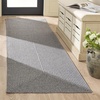 SAFAVIEH Washable Rug Outdoor Braided Collection – 5′ x 8′ Oval, Green, Handmade & Reversible, Non-Shedding & Easy to Clean, Ideal for Patio, Backyard, Mudroom (BRD315A)(Dark Grey)